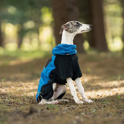 Fleece Dog Coat | High Neck Snood & Adjustable Waist Jumper