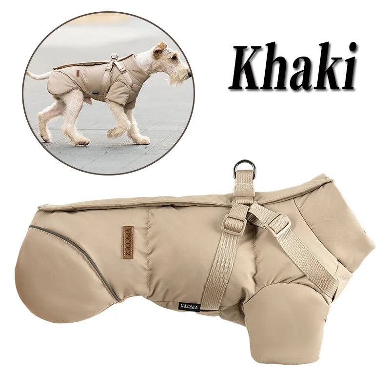 Dog Puffer Jacket | Lightweight Quilted Thermal Insulation for Winter