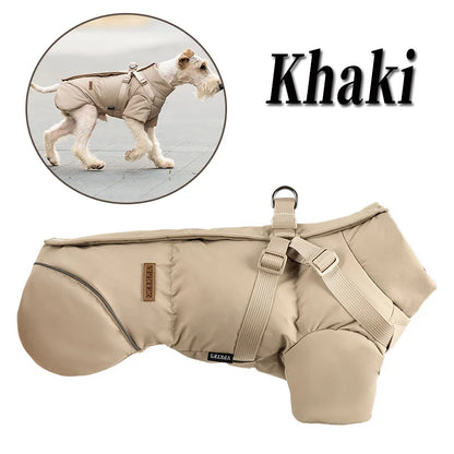 Dog Puffer Jacket | Lightweight Quilted Thermal Insulation for Winter